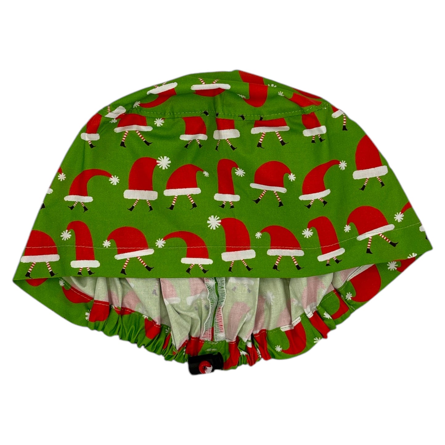 Christmas Santa Scrub Cap - Euro Style