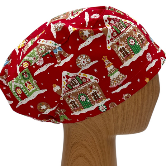 Christmas Scrub Cap - Euro Style