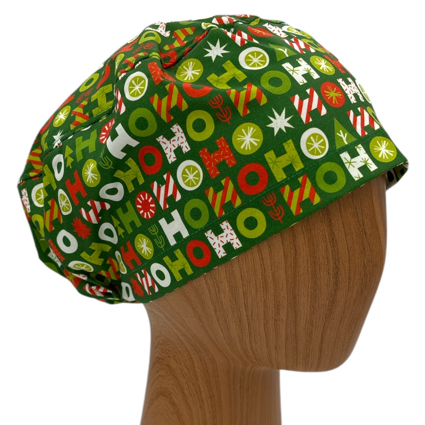Christmas Scrub Cap - Euro Style