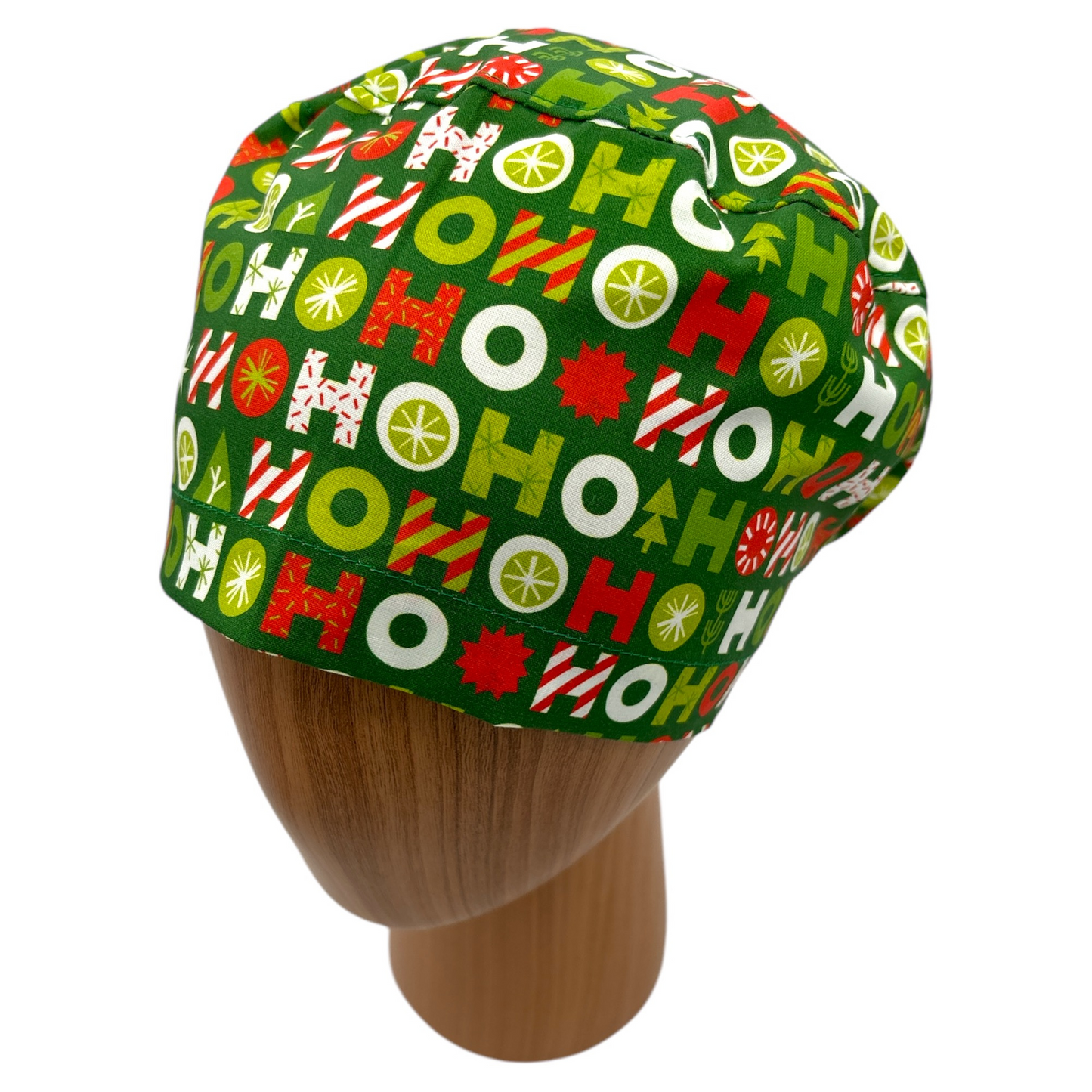 Christmas Scrub Cap - Euro Style