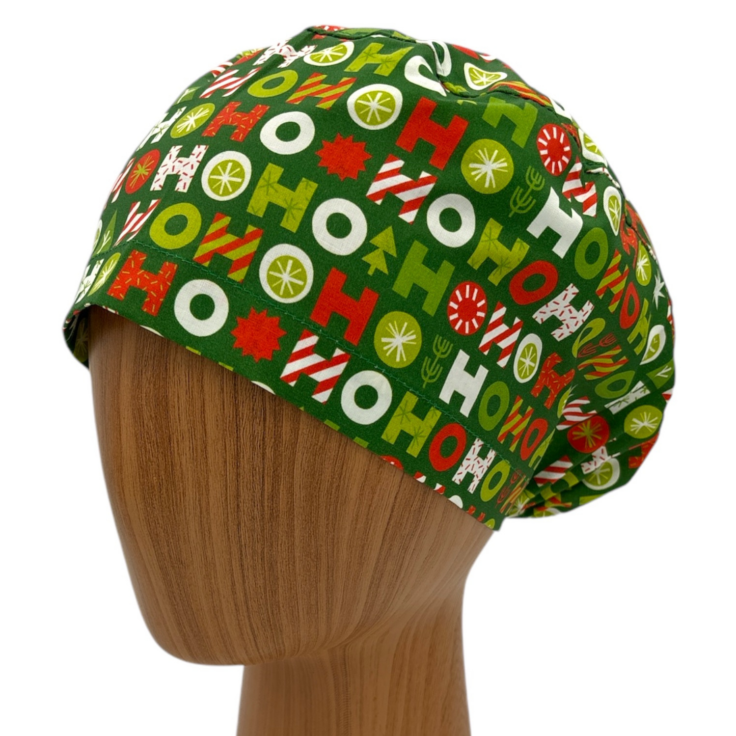 Christmas Scrub Cap - Euro Style