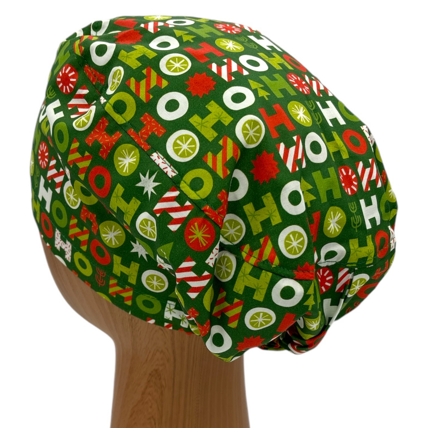 Christmas Scrub Cap - Euro Style