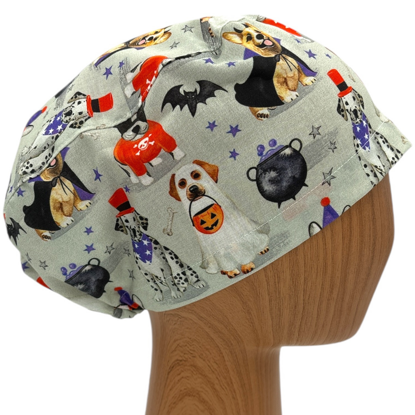 Halloween Scrub Cap - Euro Style
