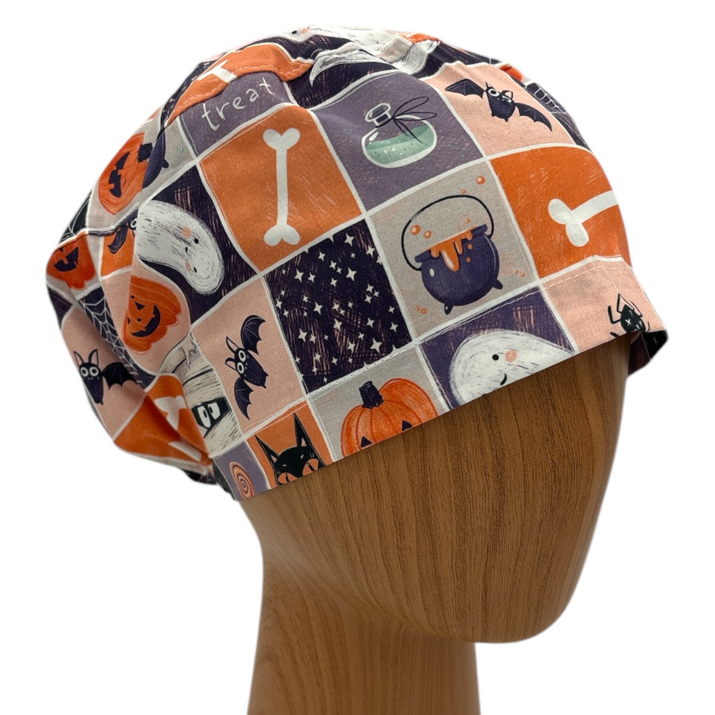 Halloween Scrub Cap - Euro Style