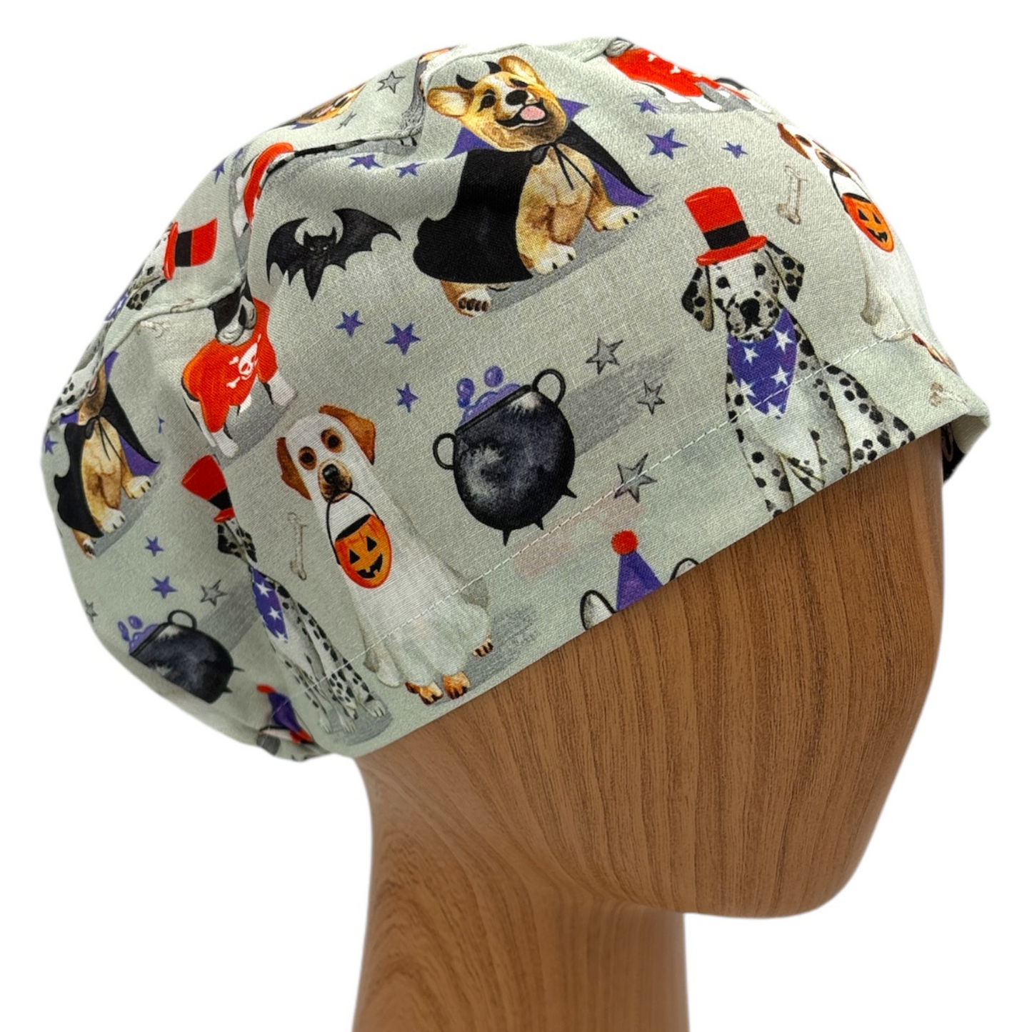 Halloween Scrub Cap - Euro Style