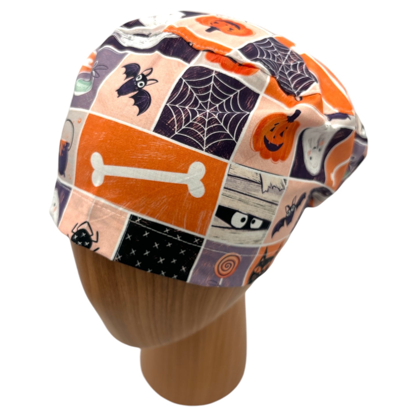 Halloween Scrub Cap - Euro Style