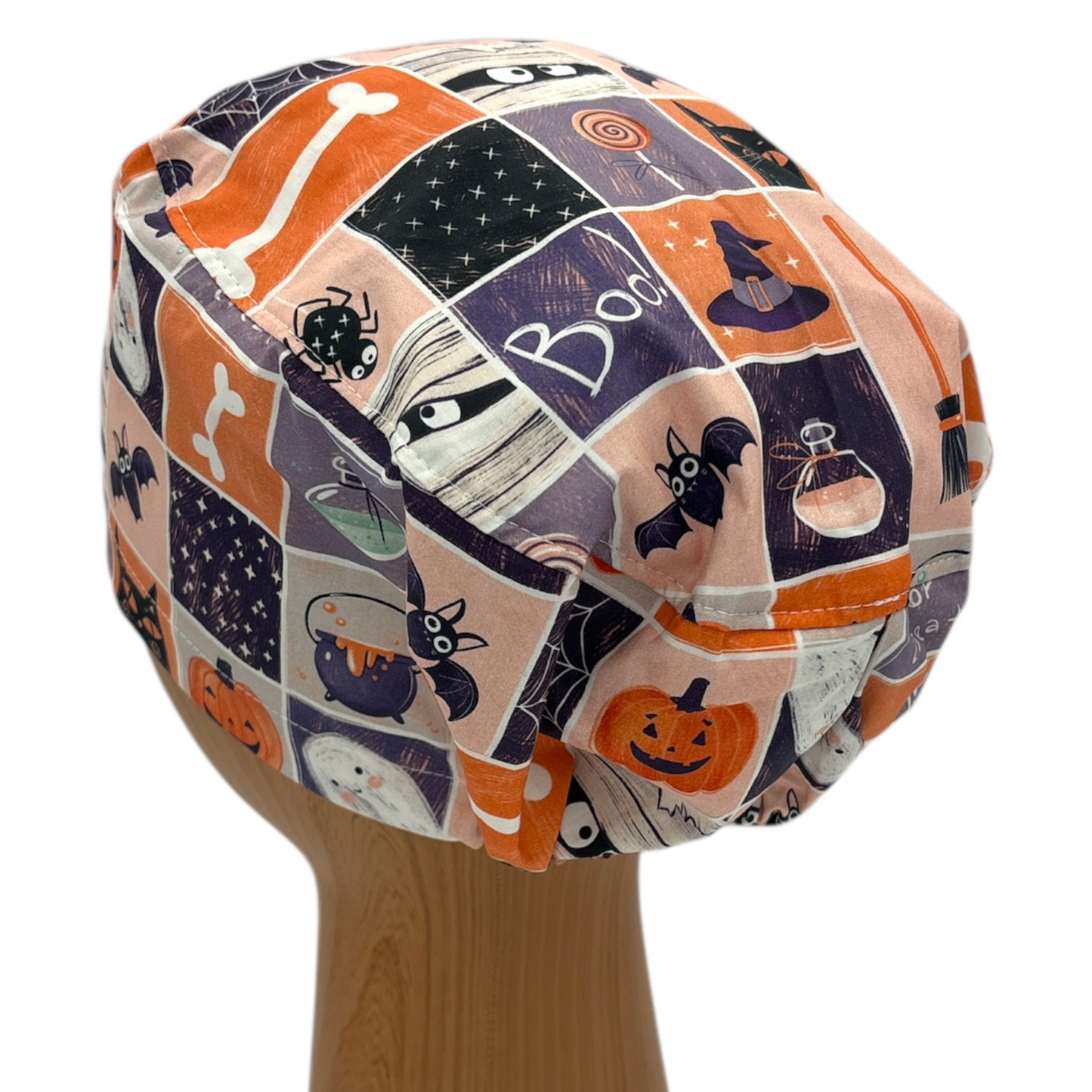 Halloween Scrub Cap - Euro Style