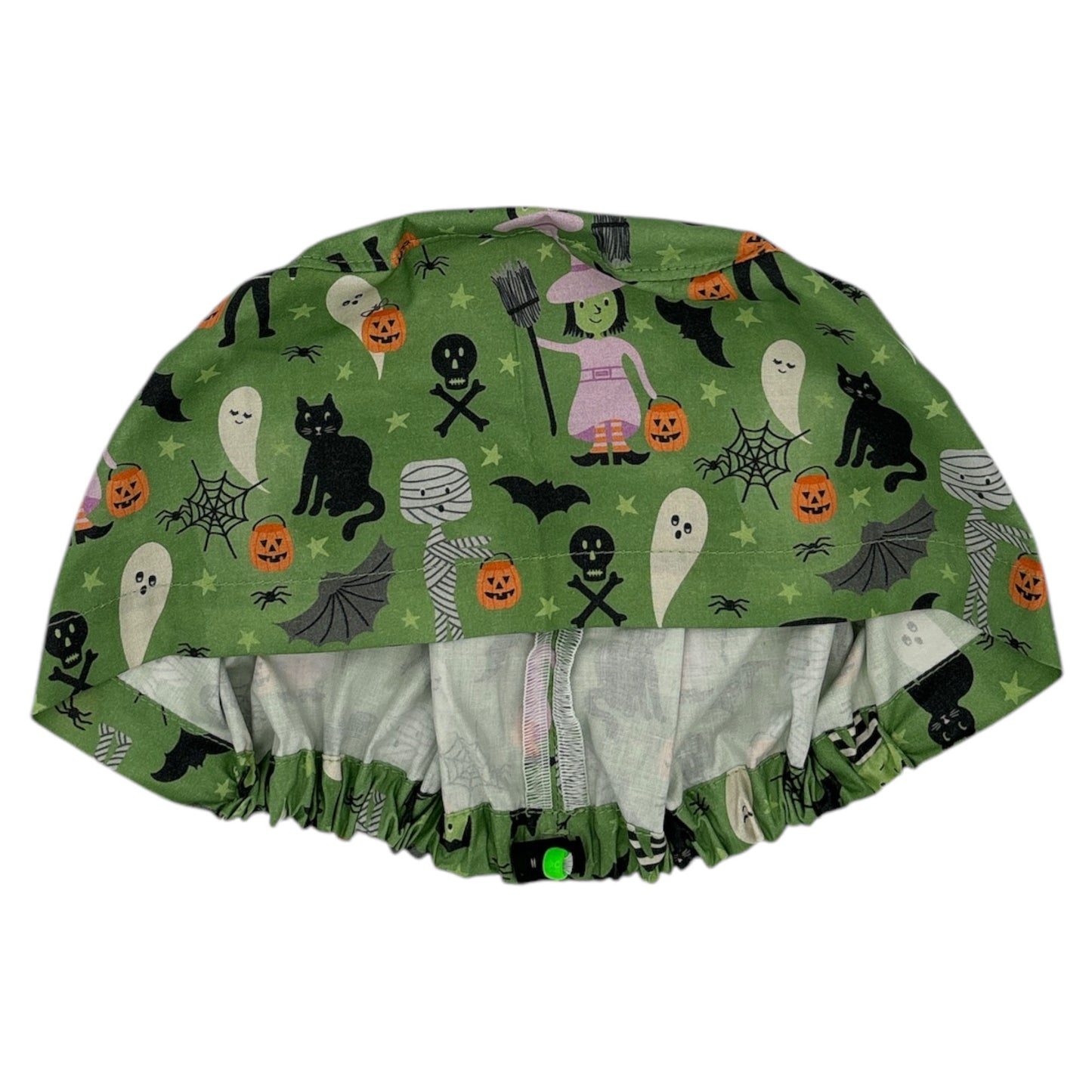 Halloween Ghost Scrub Cap - Euro Style