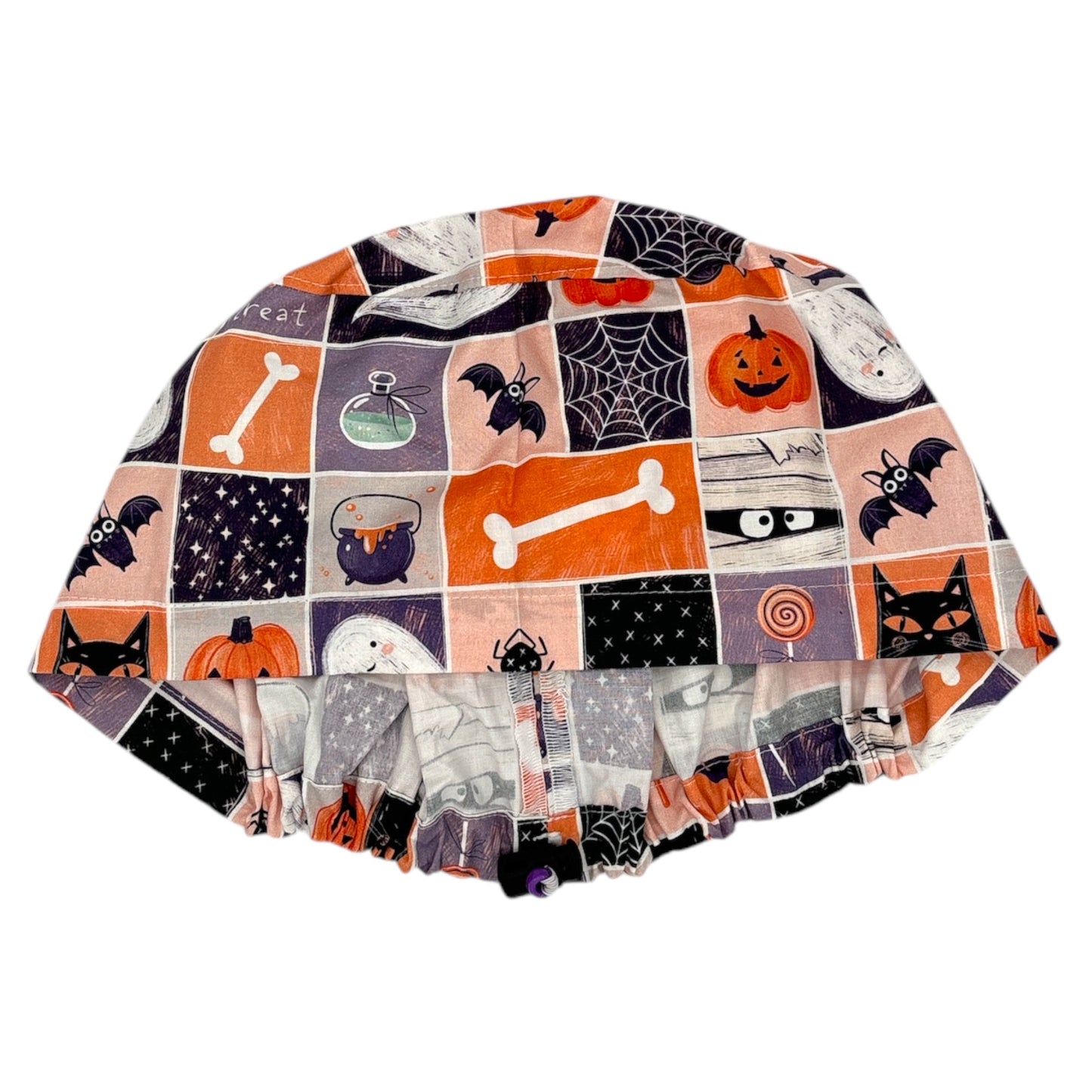 Halloween Scrub Cap - Euro Style