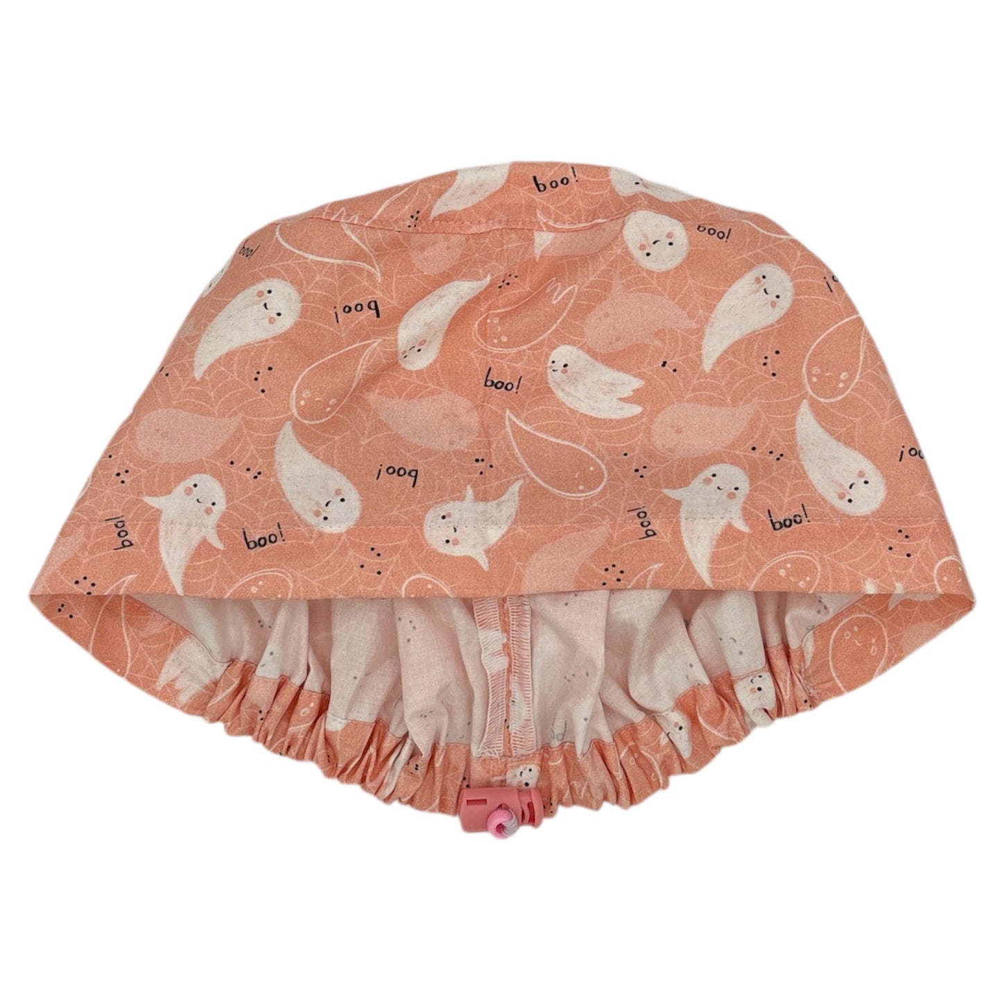 Halloween Boo Ghost Scrub Cap - Euro Style