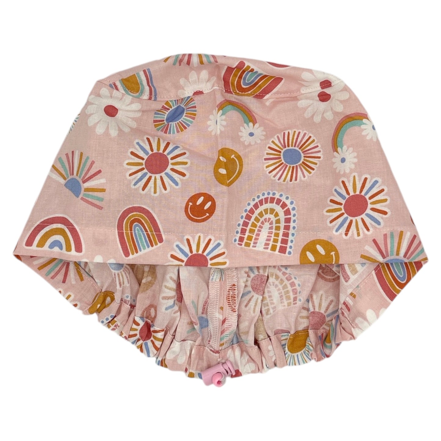 Boho Rainbow Scrub Cap - Euro Style