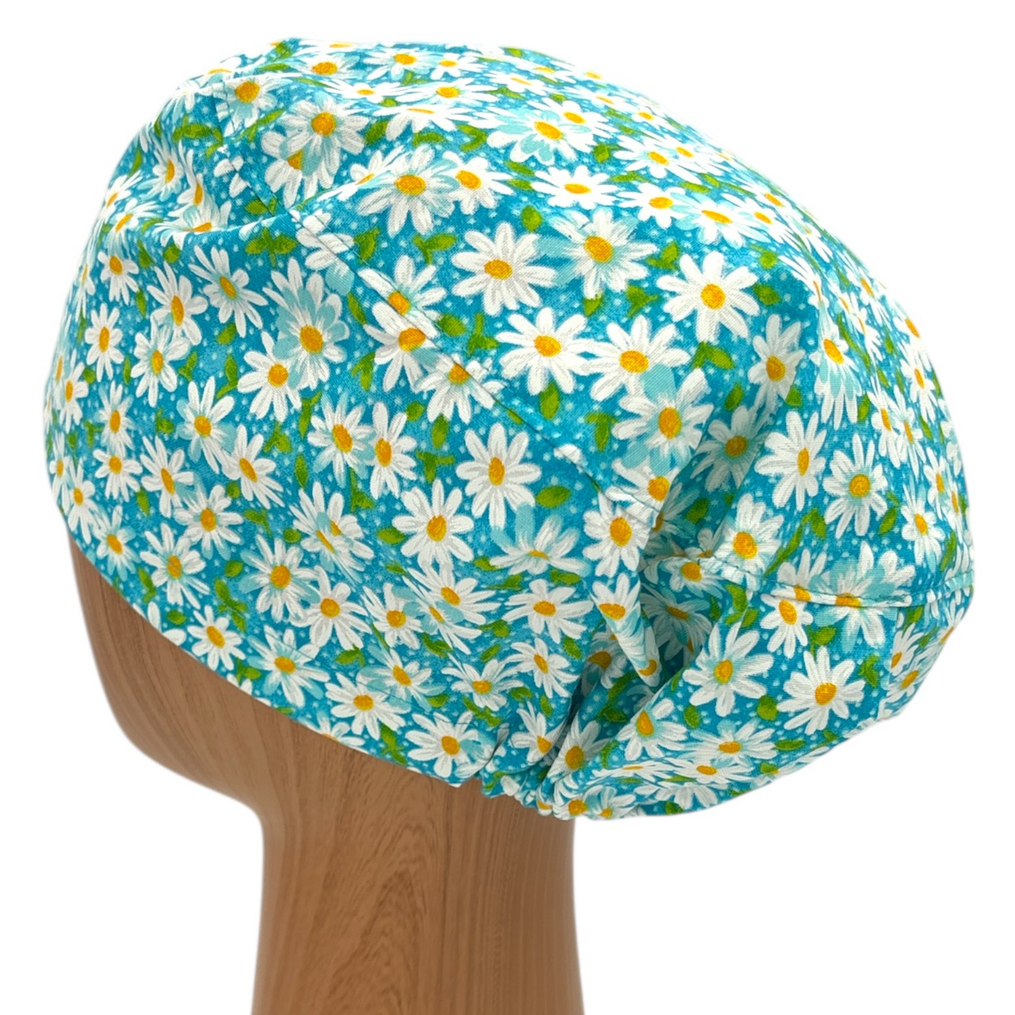 Floral Scrub Cap - Euro Style