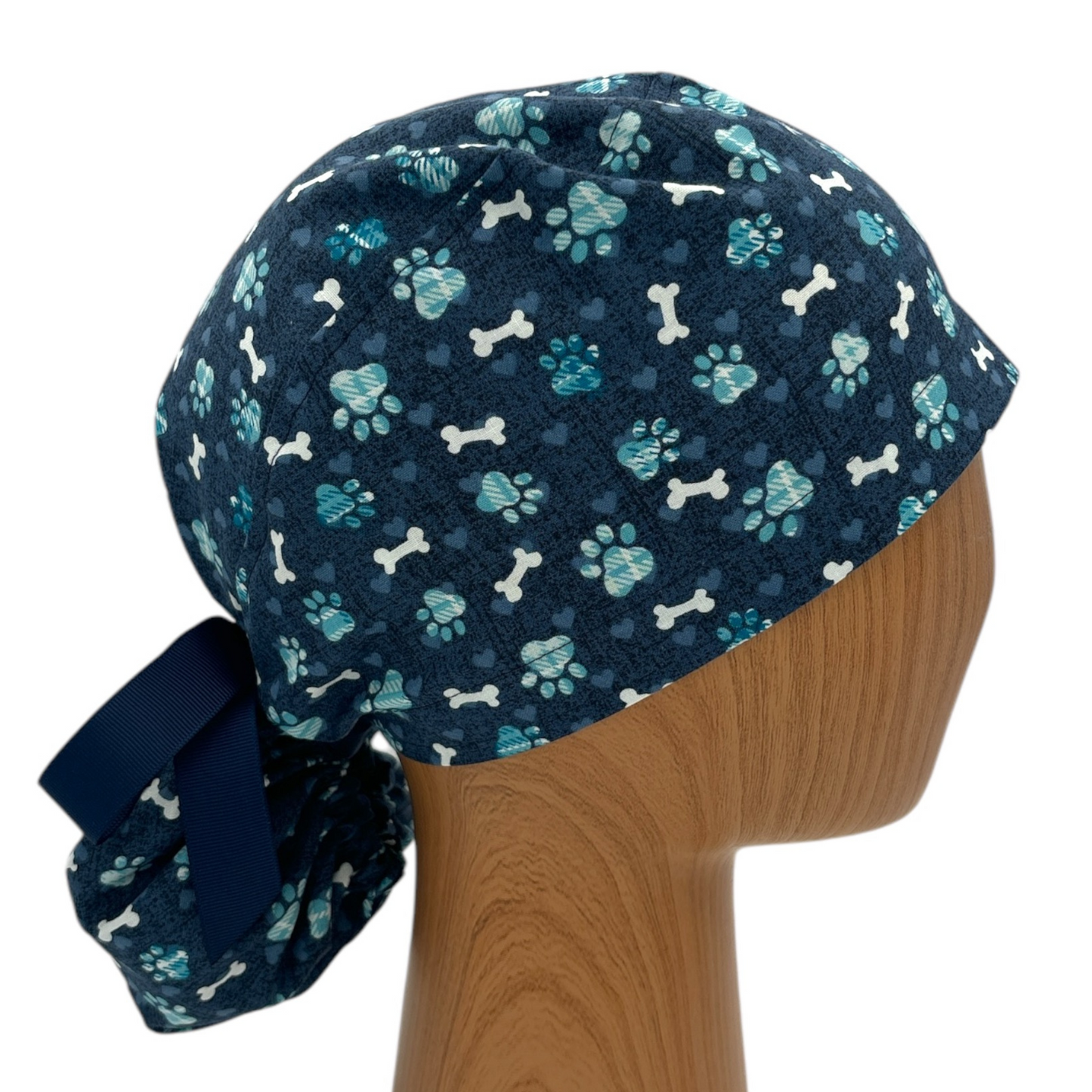 Dog Scrub Cap - Ponytail Style