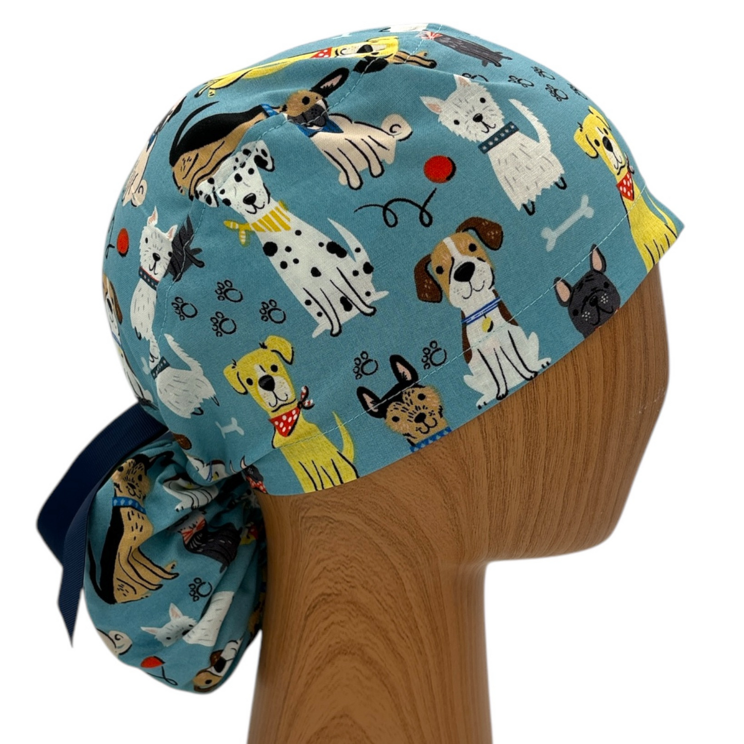 Dog Scrub Cap - Ponytail Style