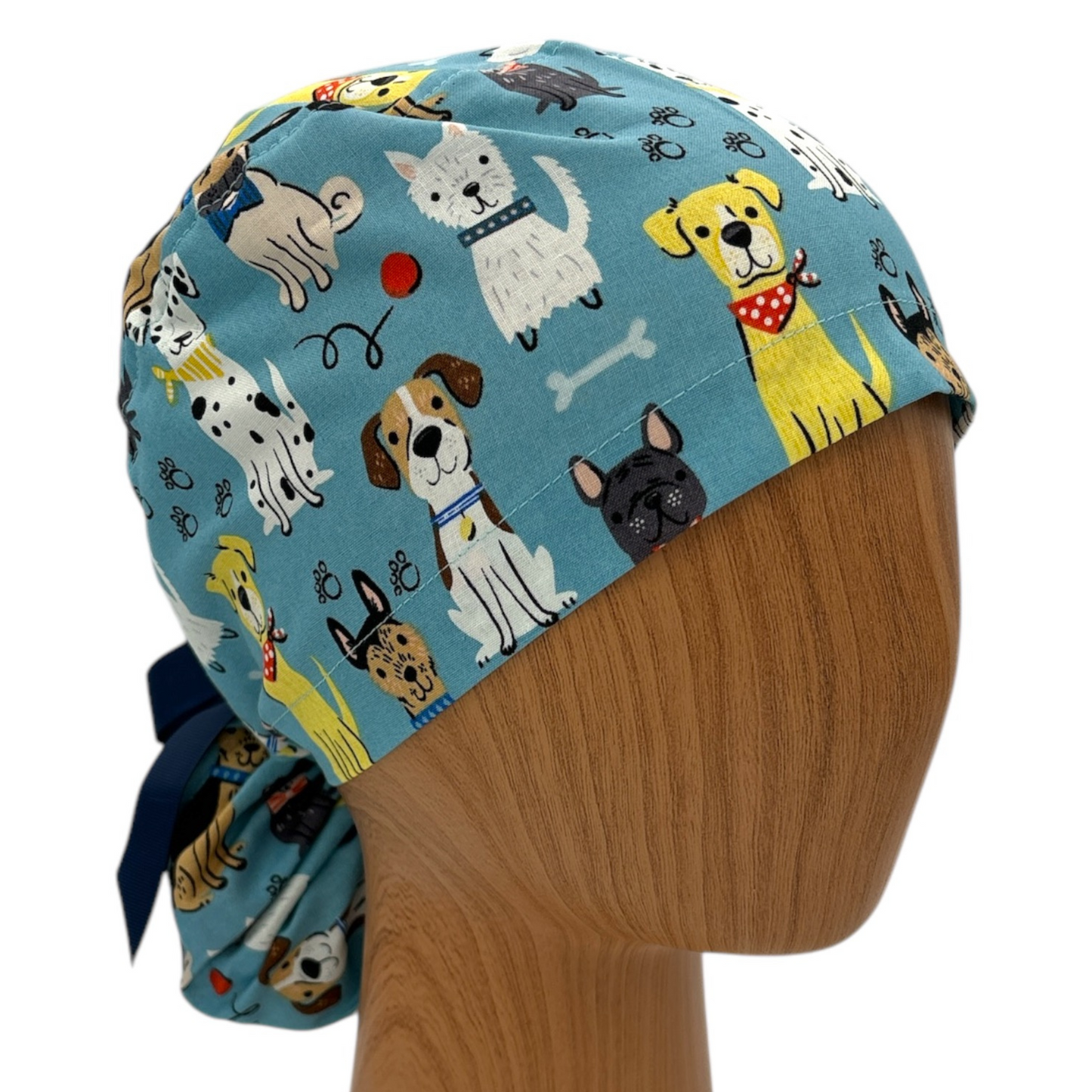 Dog Scrub Cap - Ponytail Style