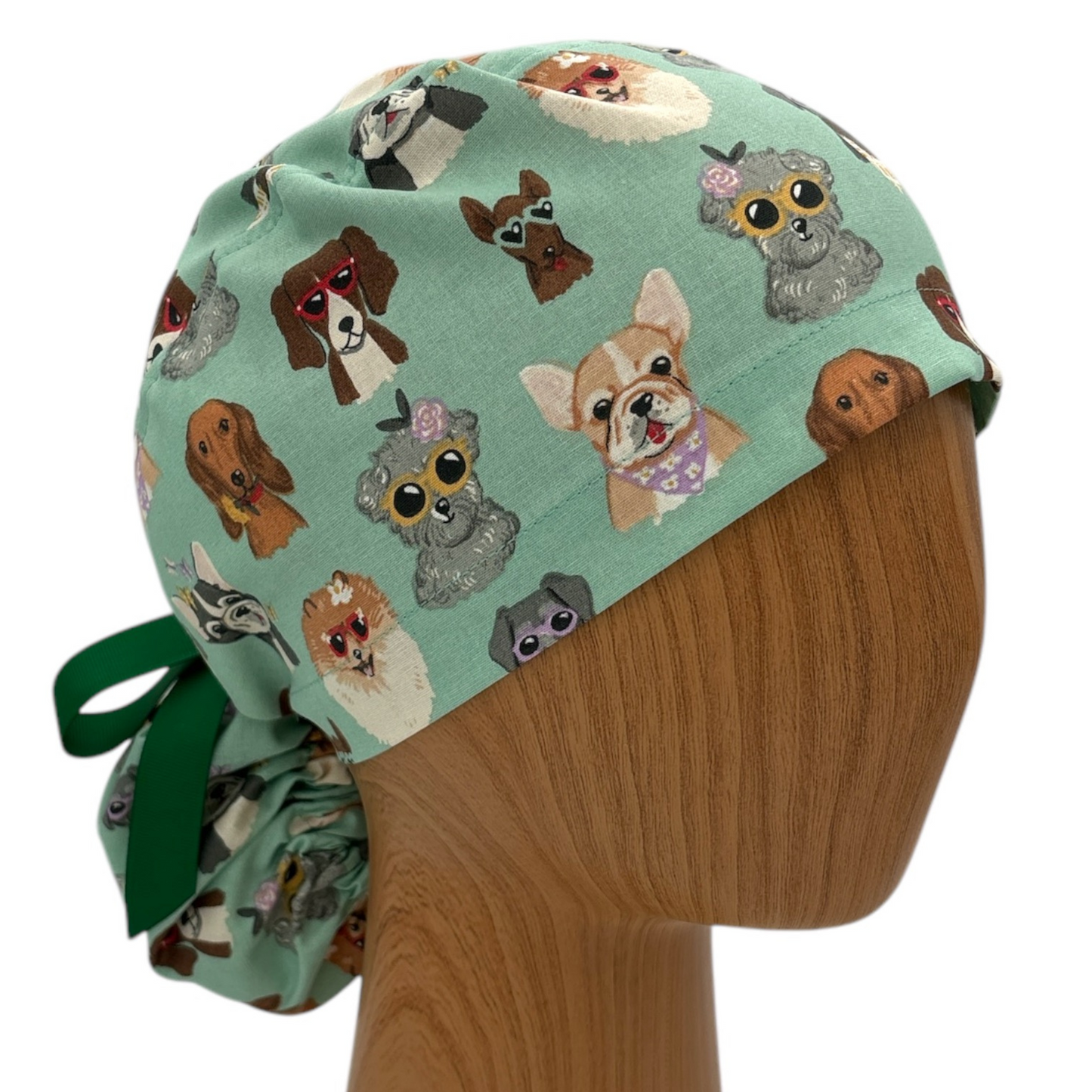 Dog Scrub Cap - Ponytail Style