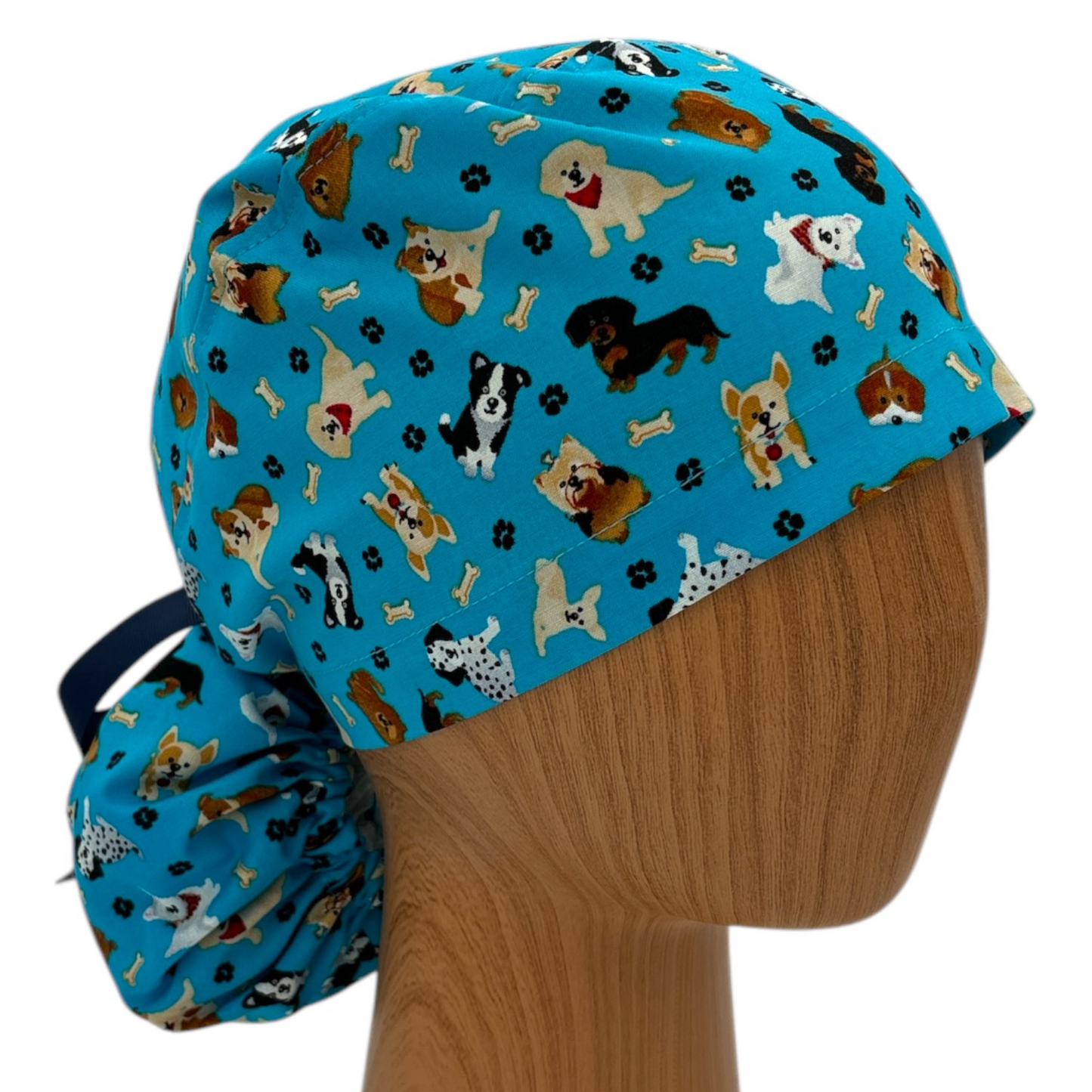 Dog Scrub Cap - Ponytail Style