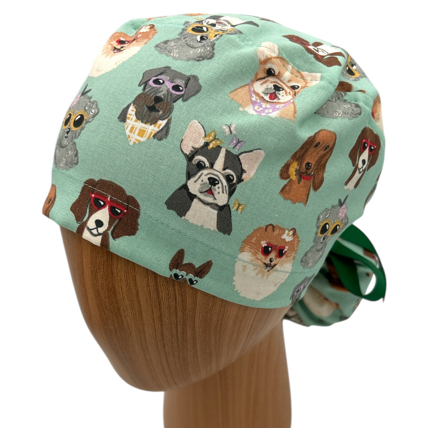 Dog Scrub Cap - Ponytail Style