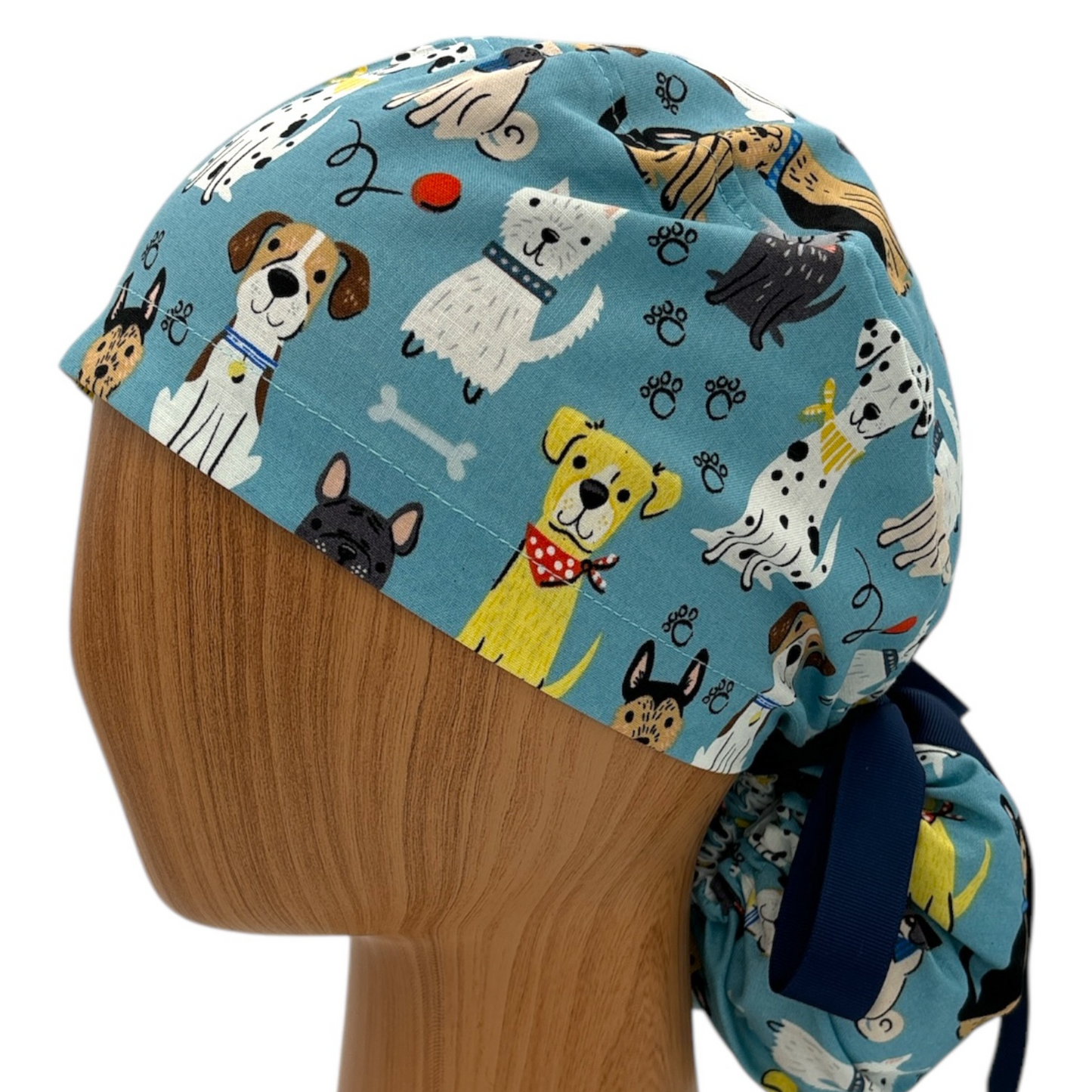 Dog Scrub Cap - Ponytail Style