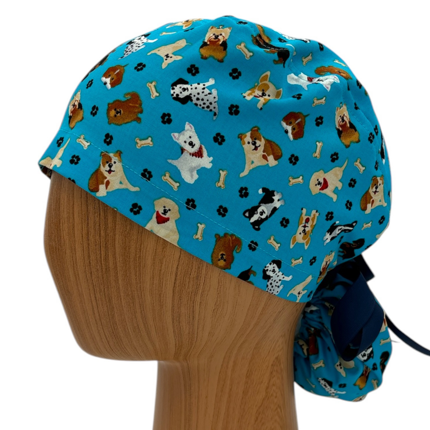Dog Scrub Cap - Ponytail Style