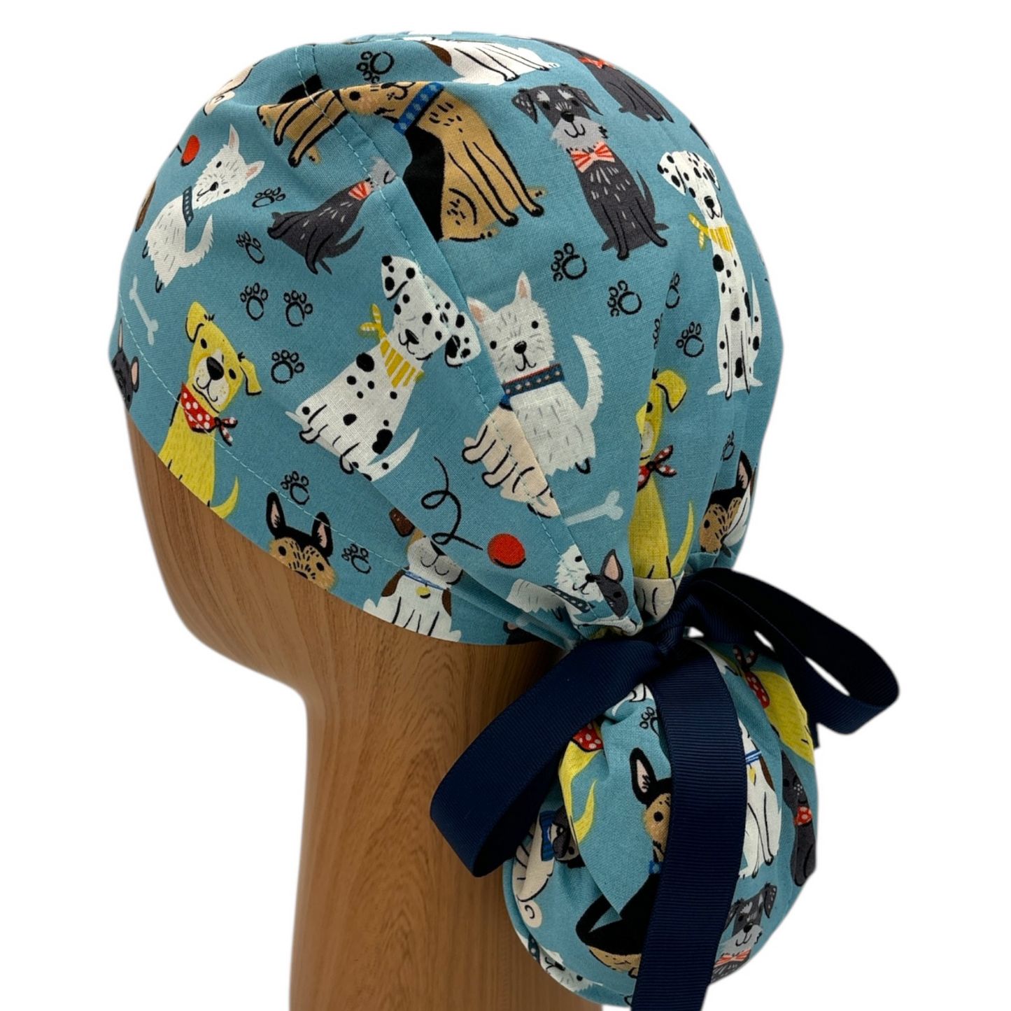 Dog Scrub Cap - Ponytail Style
