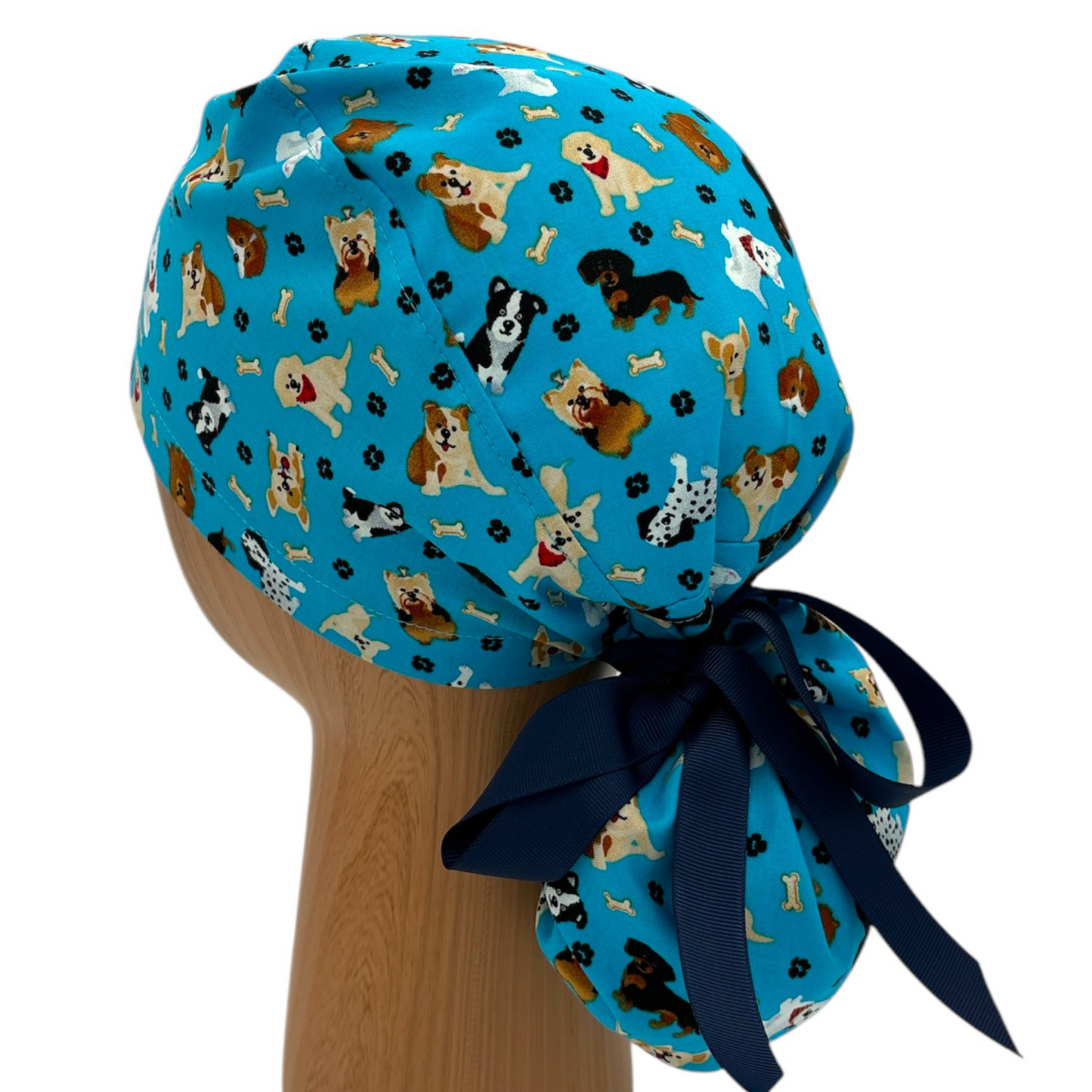 Dog Scrub Cap - Ponytail Style