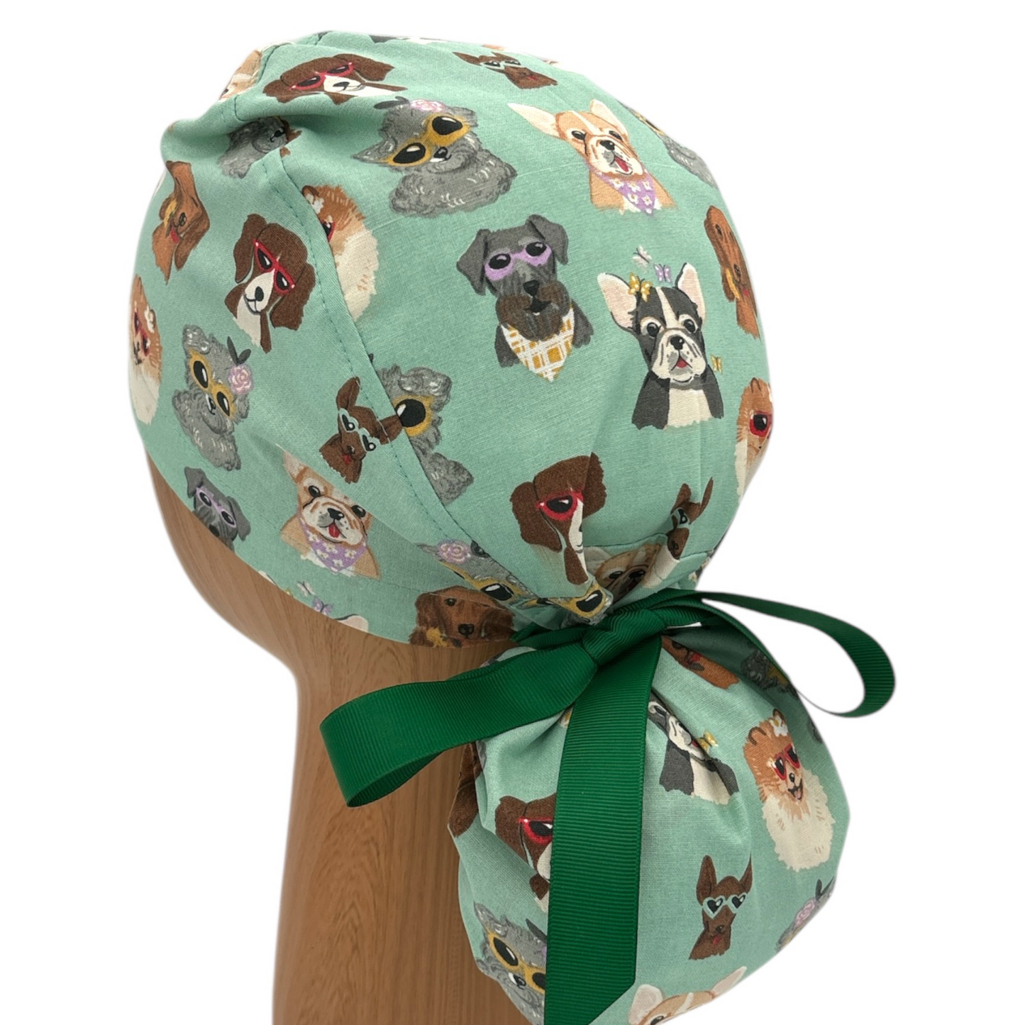 Dog Scrub Cap - Ponytail Style