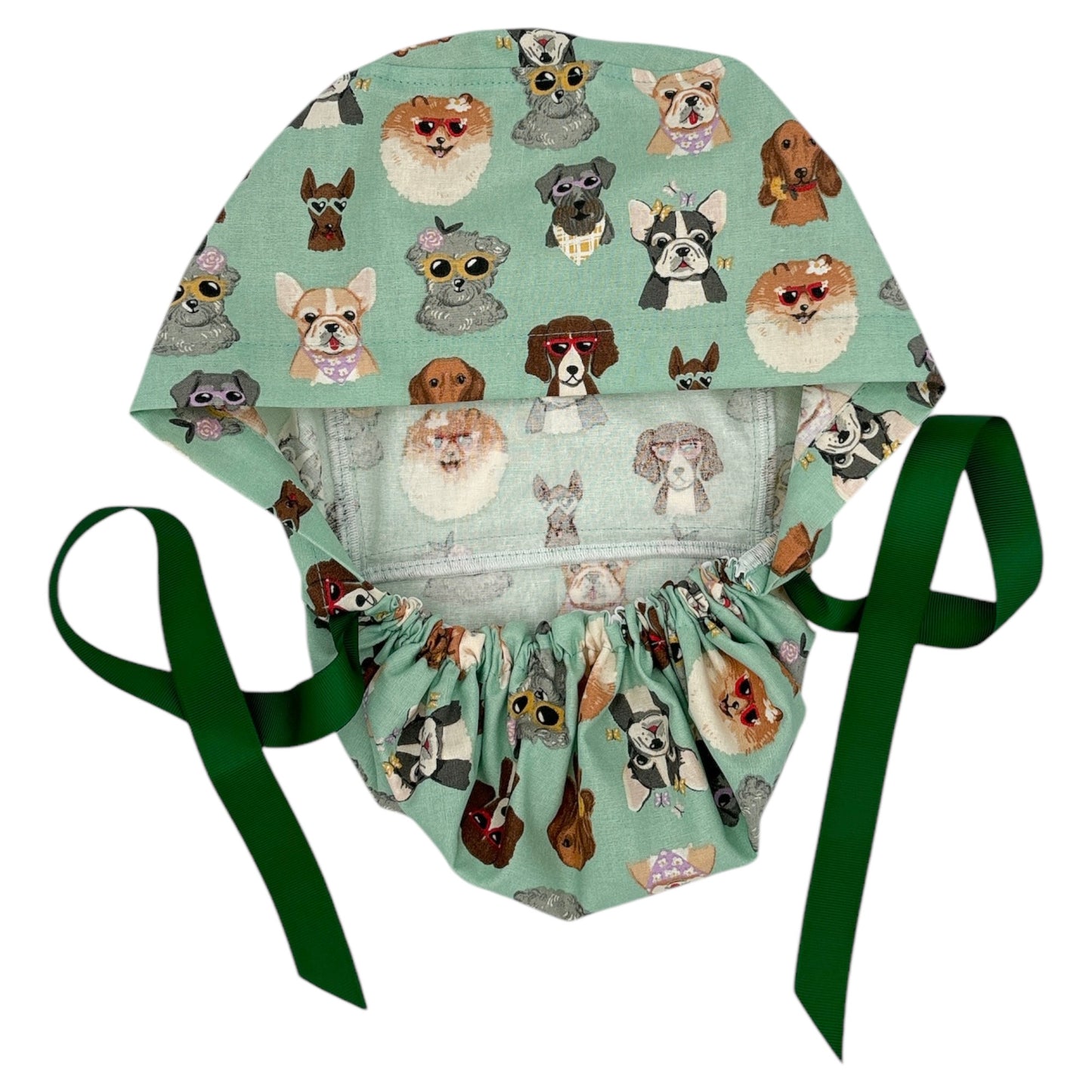Dog Scrub Cap - Ponytail Style