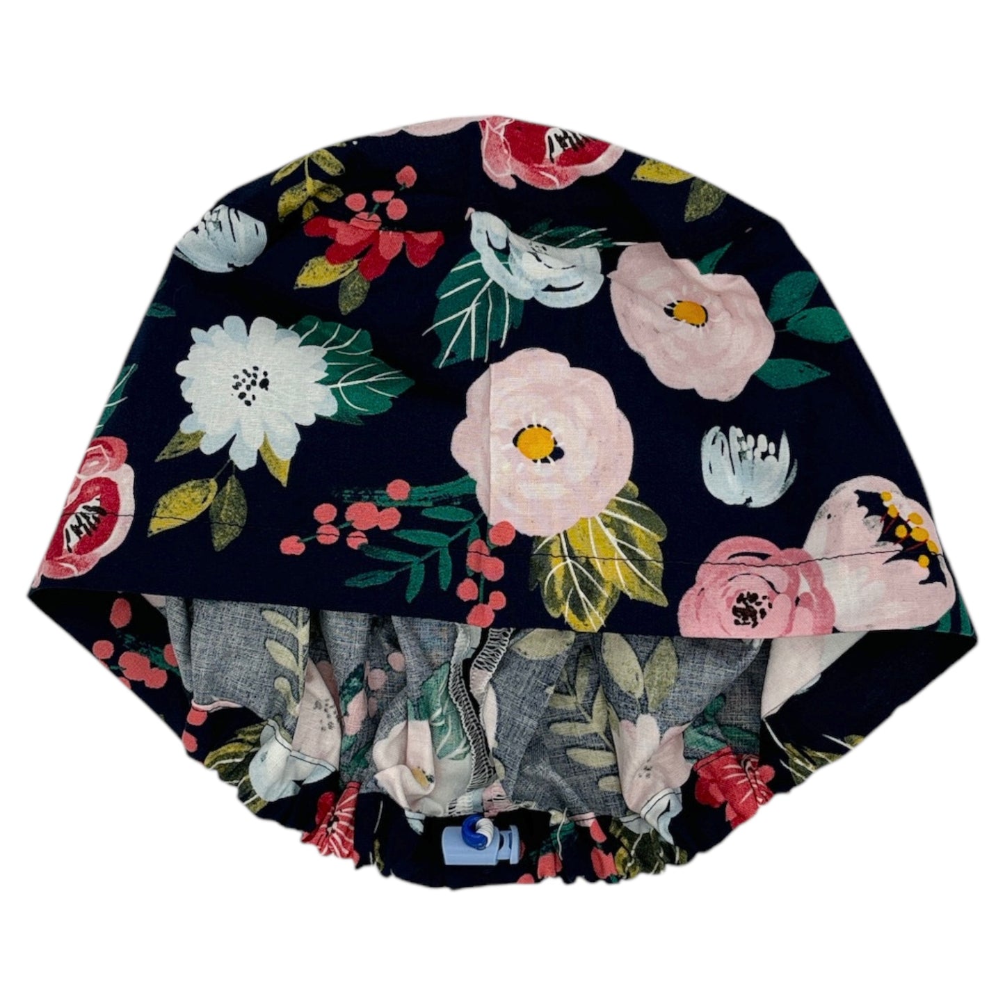 Floral Scrub Cap - Euro Style