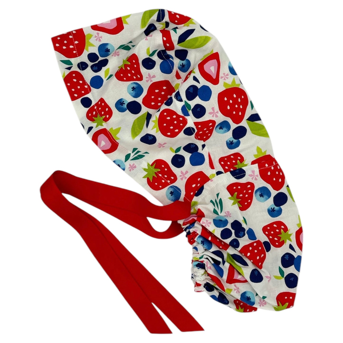 Mix Berry Scrub Cap - Ponytail Style