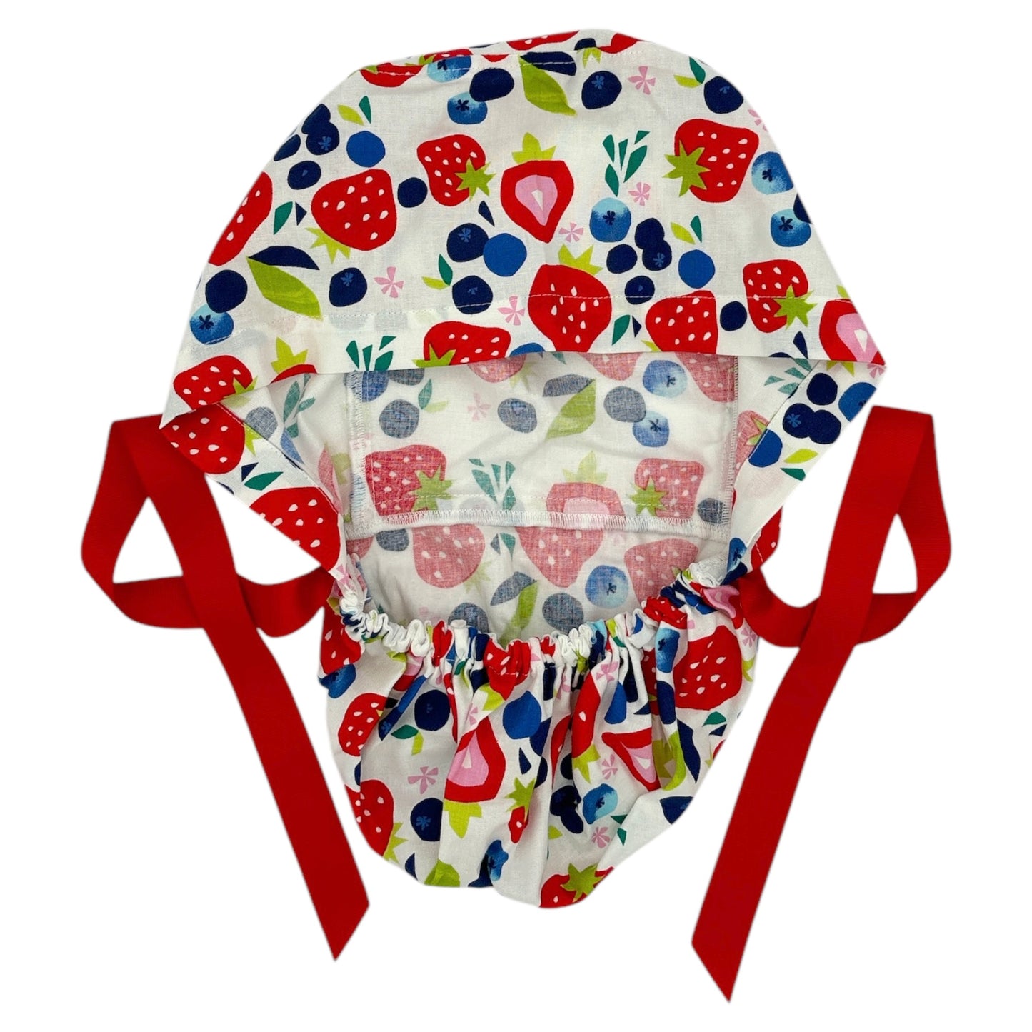 Mix Berry Scrub Cap - Ponytail Style