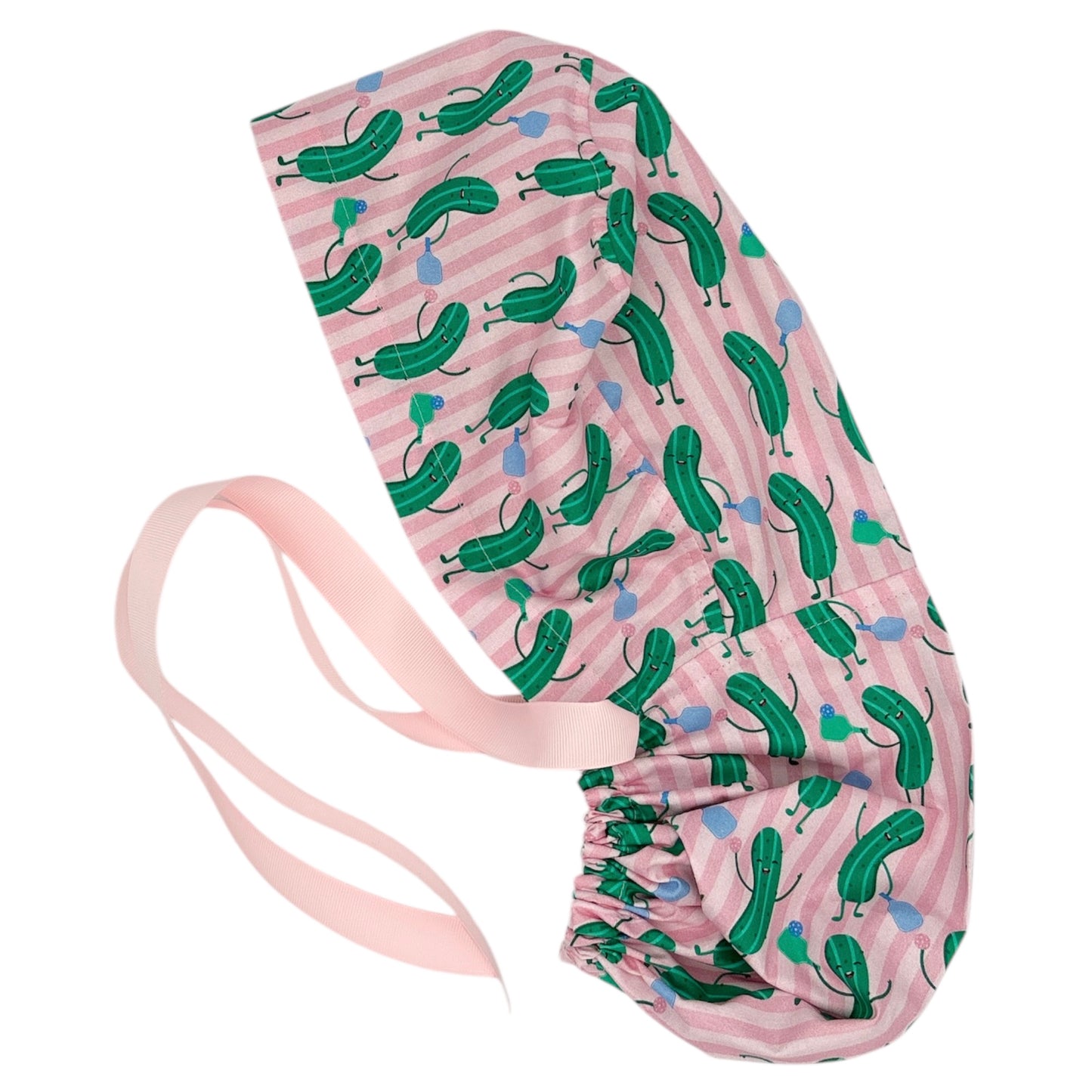 Pickle Scrub Cap - Ponytail Style